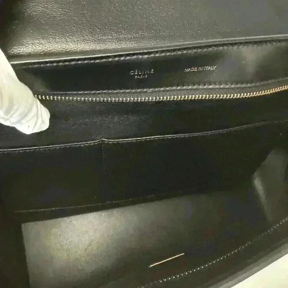 Celine Colorblock Leather Top Handle Bag Authentic - Picture 14 of 15